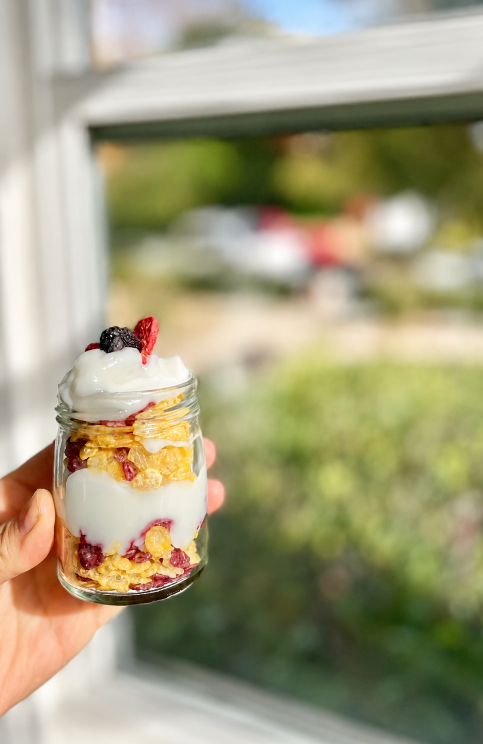 Fall Toddler Yogurt Cereal Snack